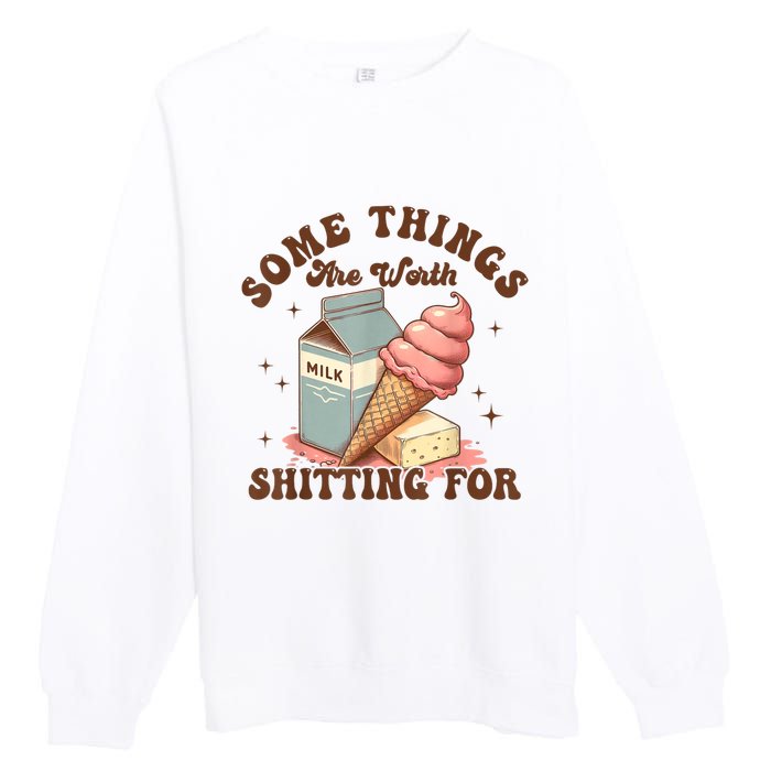 Some Things Are Worth Shitting For Premium Crewneck Sweatshirt