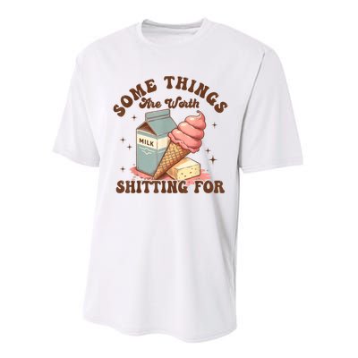 Some Things Are Worth Shitting For Performance Sprint T-Shirt