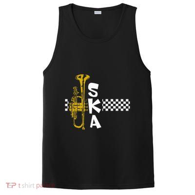 Ska Trumpet And Squares PosiCharge Competitor Tank