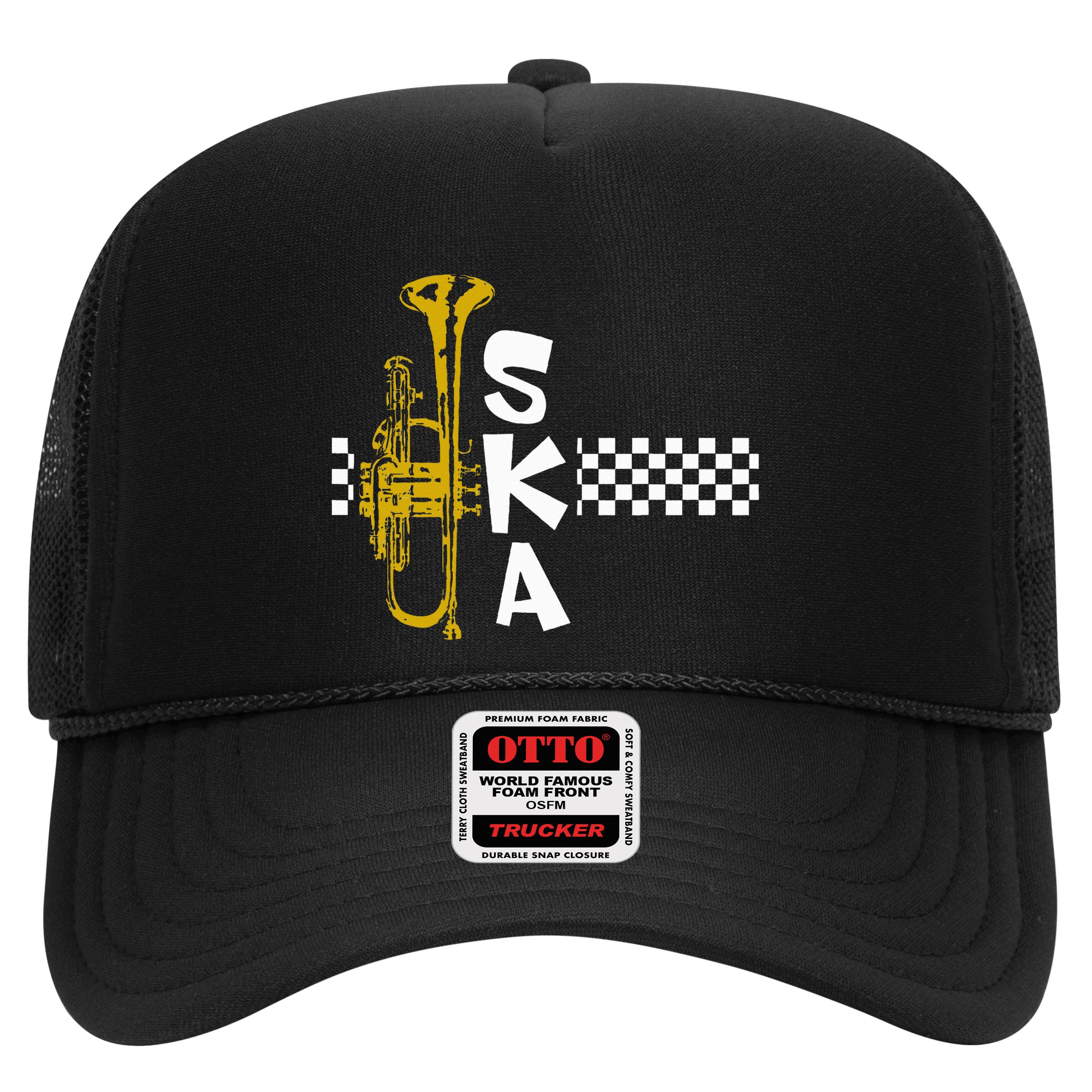 Ska Trumpet And Squares Hat