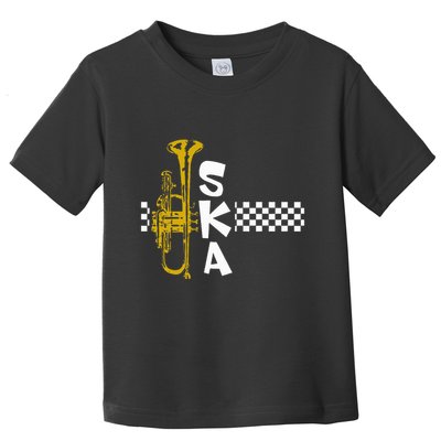 Ska Trumpet And Squares Toddler T-Shirt