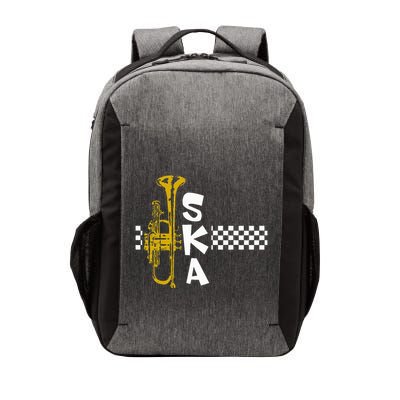 Ska Trumpet And Squares Vector Backpack