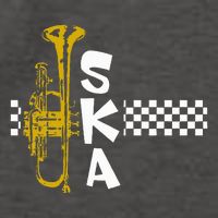 Ska Trumpet And Squares Vector Backpack