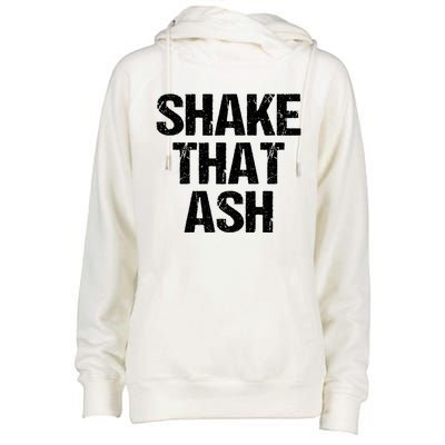 Shake That Ash Bbq Grill Barbecue Great Gift Womens Funnel Neck Pullover Hood