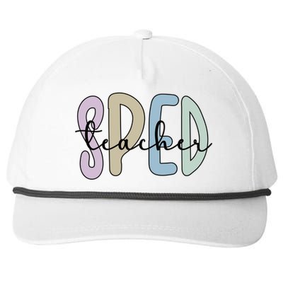 Sped Teacher Appreciation Special Education Teacher Gift Snapback Five-Panel Rope Hat