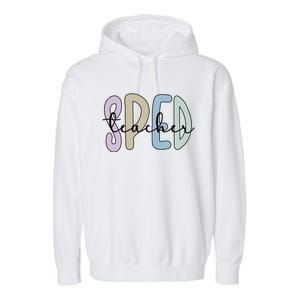 Sped Teacher Appreciation Special Education Teacher Gift Garment-Dyed Fleece Hoodie