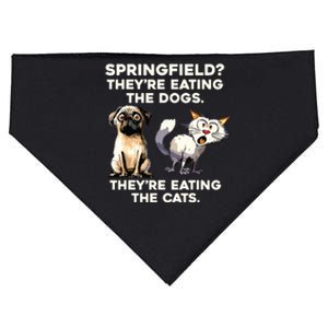 Springfield They Are Eating Dogs They Are Eating The Cats USA-Made Doggie Bandana