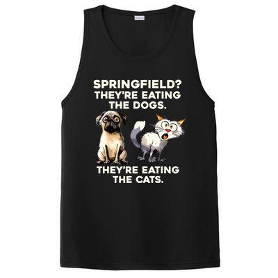 Springfield They Are Eating Dogs They Are Eating The Cats PosiCharge Competitor Tank