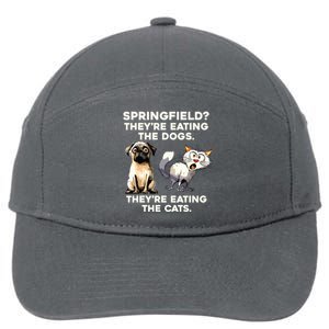 Springfield They Are Eating Dogs They Are Eating The Cats 7-Panel Snapback Hat