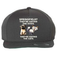 Springfield They Are Eating Dogs They Are Eating The Cats Wool Snapback Cap