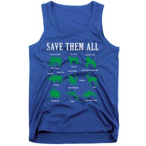 Save Them All National Endangered Species Day 2024 Gift Tank Top