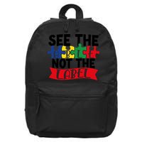See The Able Not The Label 16 in Basic Backpack