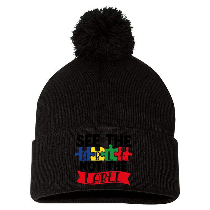 See The Able Not The Label Pom Pom 12in Knit Beanie