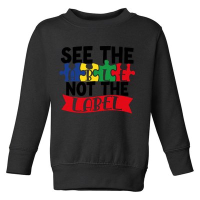 See The Able Not The Label Toddler Sweatshirt