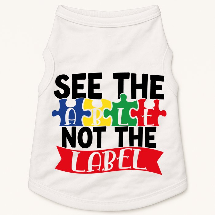 See The Able Not The Label Doggie Tank