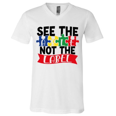 See The Able Not The Label V-Neck T-Shirt