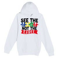 See The Able Not The Label Premium Pullover Hoodie