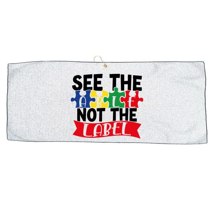 See The Able Not The Label Large Microfiber Waffle Golf Towel