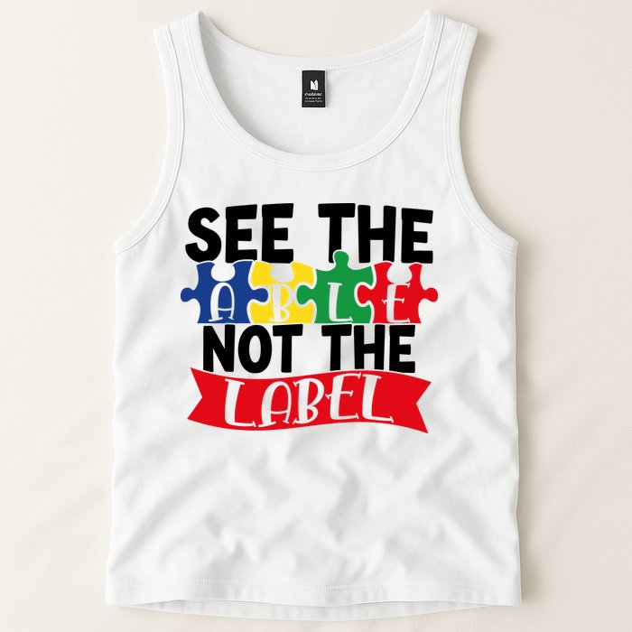 See The Able Not The Label Tank Top