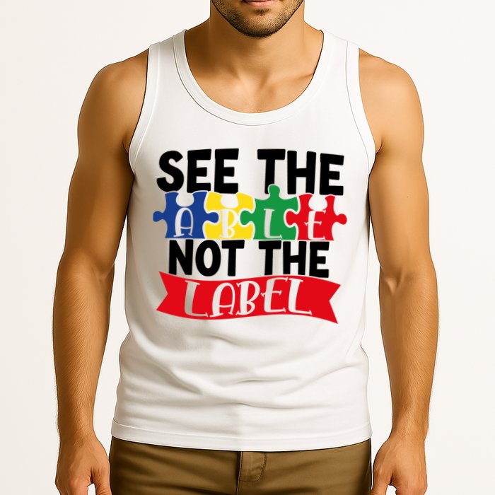 See The Able Not The Label Tank Top
