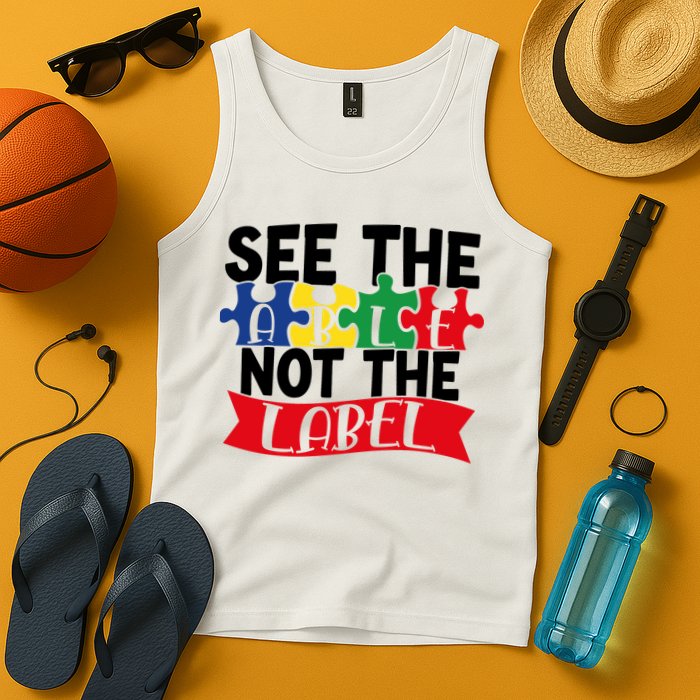 See The Able Not The Label Tank Top