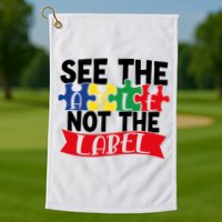 See The Able Not The Label Golf Towel