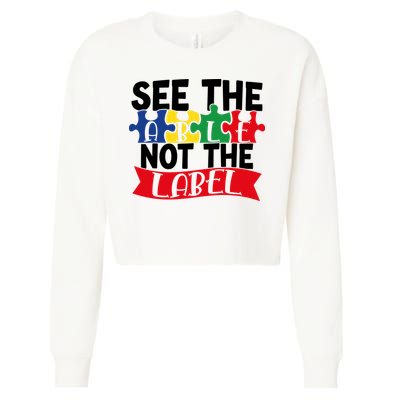 See The Able Not The Label Cropped Pullover Crew