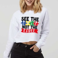 See The Able Not The Label Cropped Pullover Crew