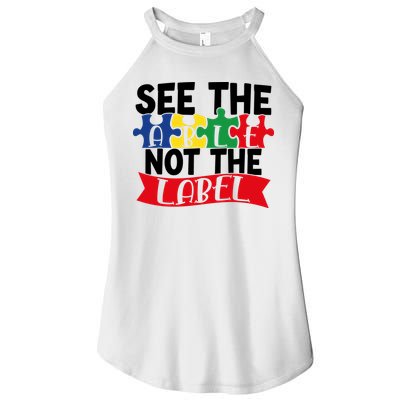 See The Able Not The Label Women's Perfect Tri Rocker Tank