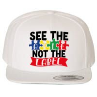 See The Able Not The Label Wool Snapback Cap