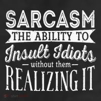 Sarcasm The Ability To Insult Idiots Without Funny Beanie