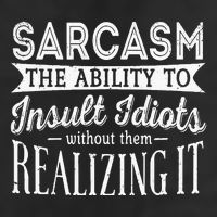 Sarcasm The Ability To Insult Idiots Without Funny Trucker Hat
