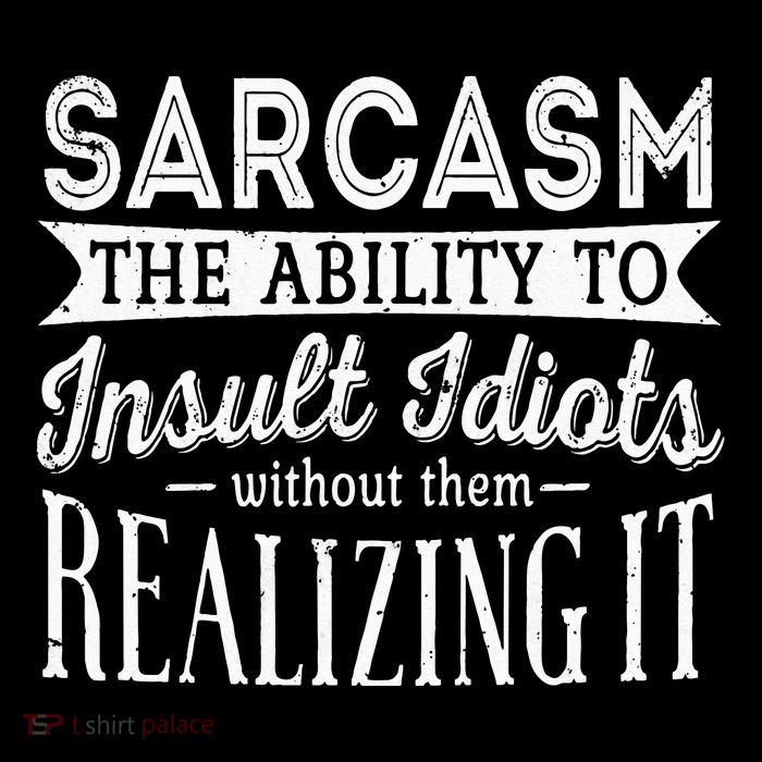 Sarcasm The Ability To Insult Idiots Without Funny Cropped Pullover Crew