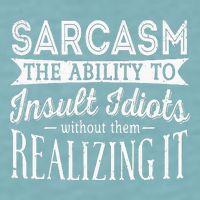 Sarcasm The Ability To Insult Idiots Without Funny Sueded Cloud Jersey T-Shirt