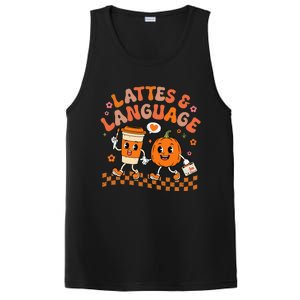 Speech Therapy Autumn Pumpkin Lattes And Language PosiCharge Competitor Tank