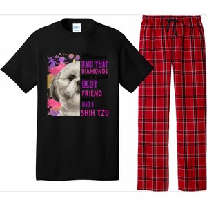 Shih Tzu Are A Best Friend Funny Dog Mom Shitzu Gift Pajama Set