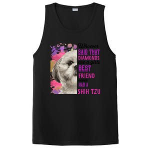 Shih Tzu Are A Best Friend Funny Dog Mom Shitzu Gift PosiCharge Competitor Tank