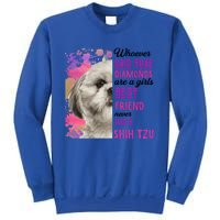 Shih Tzu Are A Best Friend Funny Dog Mom Shitzu Gift Sweatshirt