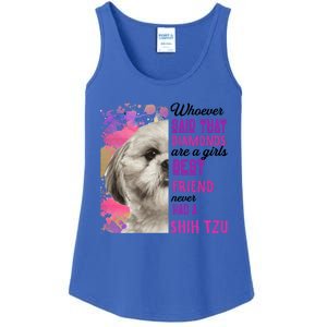 Shih Tzu Are A Best Friend Funny Dog Mom Shitzu Gift Ladies Essential Tank