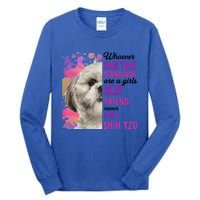 Shih Tzu Are A Best Friend Funny Dog Mom Shitzu Gift Tall Long Sleeve T-Shirt