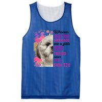 Shih Tzu Are A Best Friend Funny Dog Mom Shitzu Gift Mesh Reversible Basketball Jersey Tank