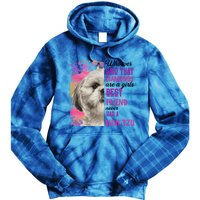 Shih Tzu Are A Best Friend Funny Dog Mom Shitzu Gift Tie Dye Hoodie