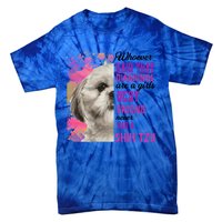 Shih Tzu Are A Best Friend Funny Dog Mom Shitzu Gift Tie-Dye T-Shirt