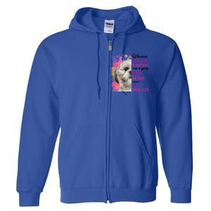 Shih Tzu Are A Best Friend Funny Dog Mom Shitzu Gift Full Zip Hoodie