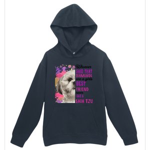 Shih Tzu Are A Best Friend Funny Dog Mom Shitzu Gift Urban Pullover Hoodie