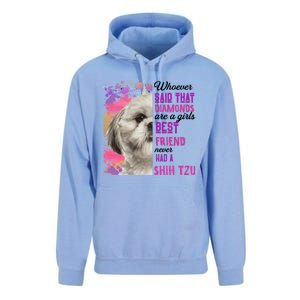 Shih Tzu Are A Best Friend Funny Dog Mom Shitzu Gift Unisex Surf Hoodie