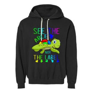 See The Able Not The Label Autism Garment-Dyed Fleece Hoodie