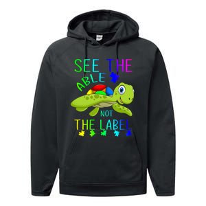 See The Able Not The Label Autism Performance Fleece Hoodie