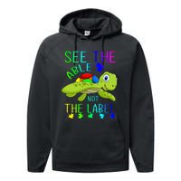 See The Able Not The Label Autism Performance Fleece Hoodie