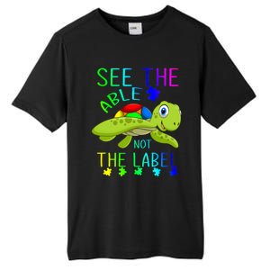 See The Able Not The Label Autism Tall Fusion ChromaSoft Performance T-Shirt